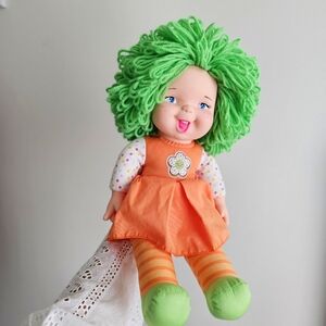ABC Smiling European Cabbage Doll Colorful Rainbow 17" Gorgeous Stuffed Doll